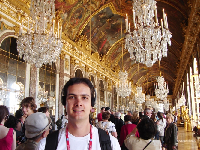 Espelhos do Palácio de Versalhes - França