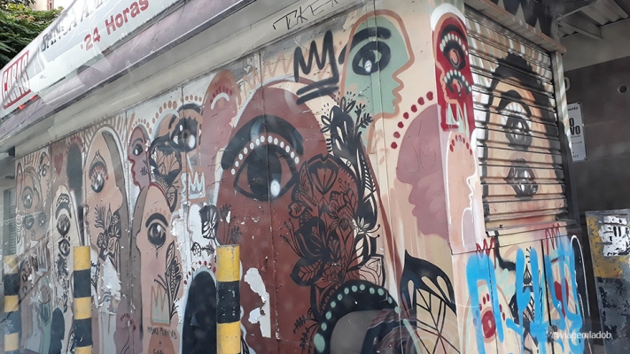 Urban art - SP banca de jornal