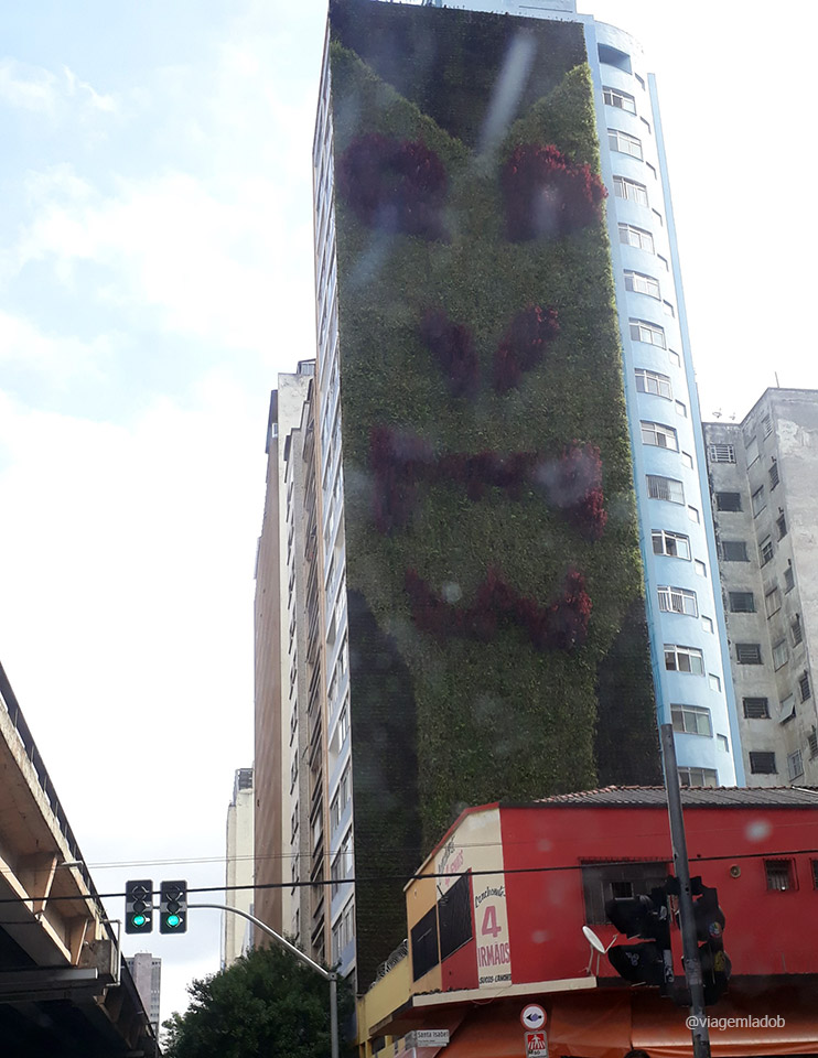 Jardim vertical - Minhocão São Paulo